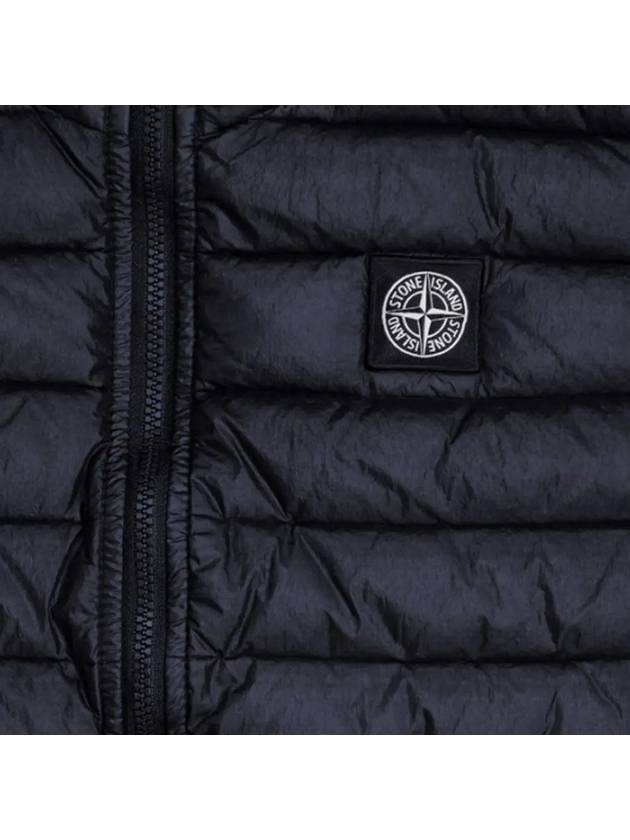 Kids Contrasting Detail Waistcoat Padded Vest Navy - STONE ISLAND - BALAAN 5