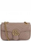 GG Marmont Matelasse Small Shoulder Bag Pink - GUCCI - BALAAN 2