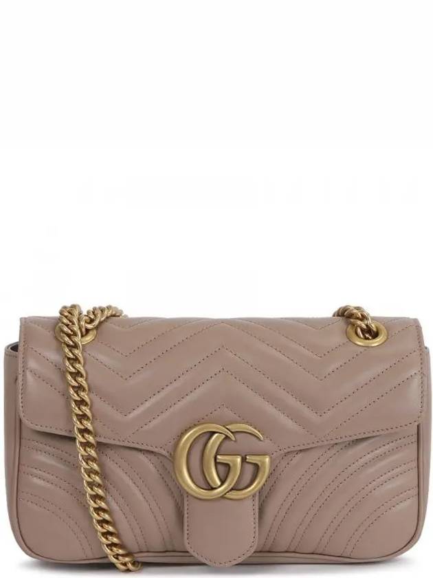 GG Marmont Matelasse Small Shoulder Bag Pink - GUCCI - BALAAN 2