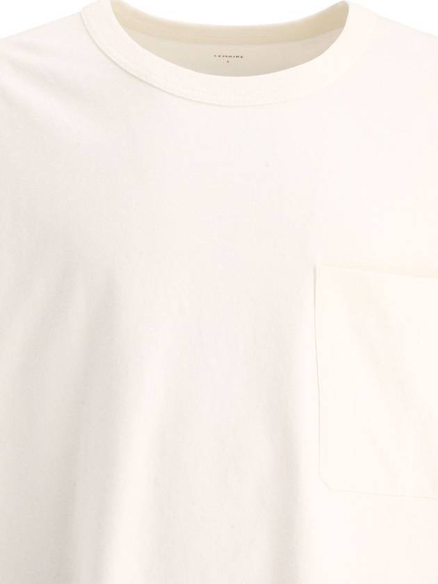 Boxy Short Sleeve T-Shirt Chalk - LEMAIRE - BALAAN 4