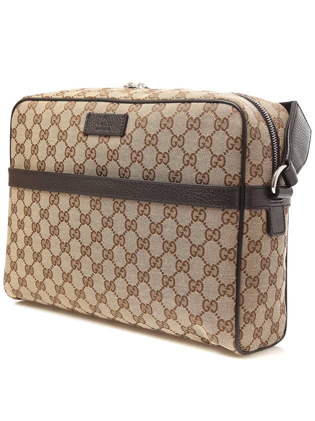 GG Monogram Canvas Messenger Bag Beige - GUCCI - BALAAN 3