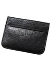 Embellished Logo Leather Card Wallet Black - BALENCIAGA - BALAAN 2