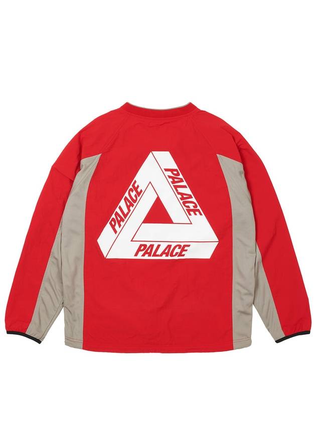 Shell Pullover Long Sleeve T-Shirt Red - PALACE - BALAAN 3