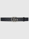 GG Marmont Reversible Leather Belt Black - GUCCI - BALAAN 2