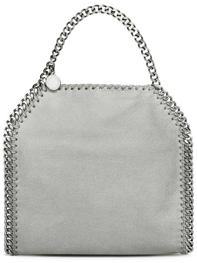 silver Falabella mini tote bag light gray - STELLA MCCARTNEY - BALAAN 3