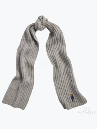 Teddy Bear Muffler Grey - POLO RALPH LAUREN - BALAAN 2