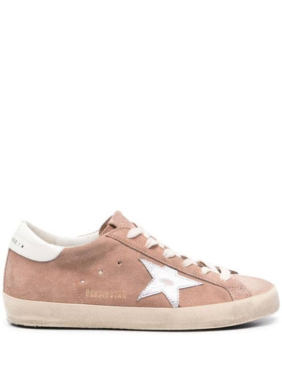 Superstar Suede Low Top Sneakers Pink - GOLDEN GOOSE - BALAAN 2