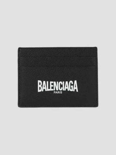 Logo Print Card Wallet Black - BALENCIAGA - BALAAN 2