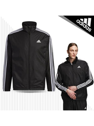 3S Logo Windbreaker Black - ADIDAS - BALAAN 1