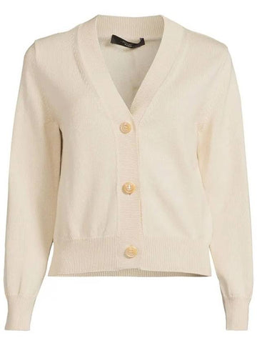 PECORA V neck cardigan Ecour 2425346061 001 - MAX MARA - BALAAN 1