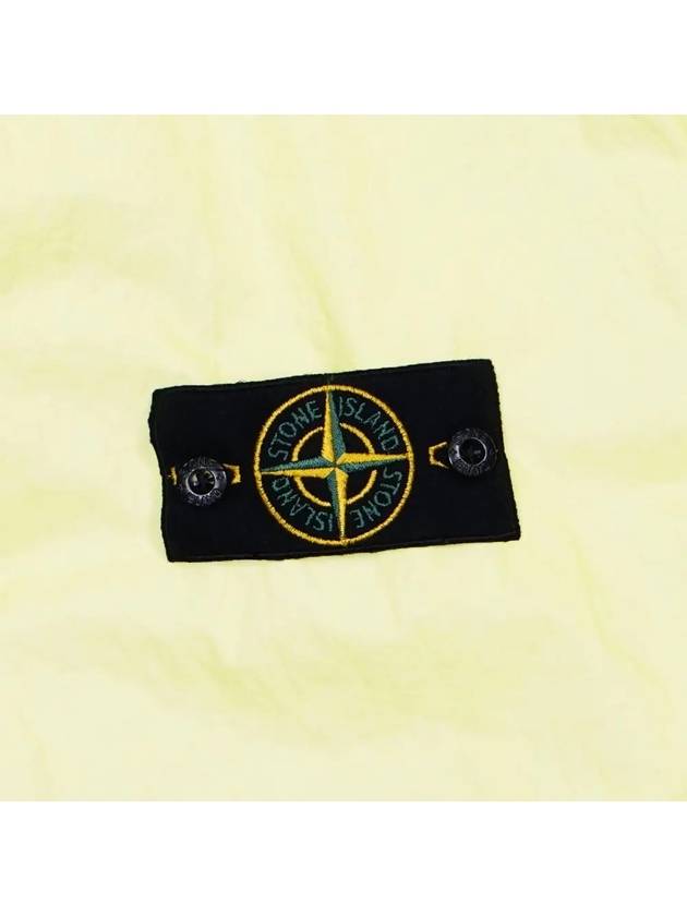 Wappen Patch Hooded Jacket Yellow - STONE ISLAND - BALAAN 5