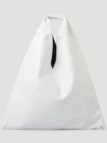 MM6 Maison Margiela Japanese Small Tote Bag White - MAISON MARGIELA - BALAAN 1