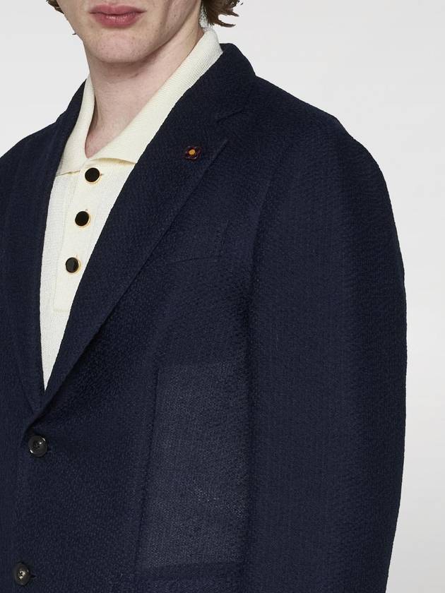 Blazer a monopetto Lardini in cotone - RVR LARDINI - BALAAN 3