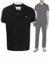 ORB Classic Logo Polo Shirt Black - VIVIENNE WESTWOOD - BALAAN 2