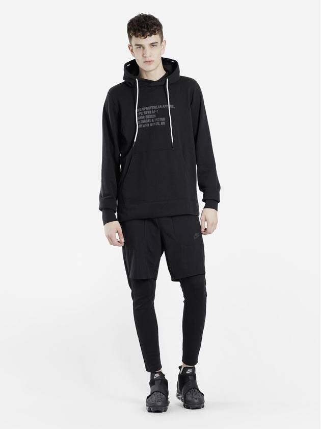 Sportswear Essentials Air Force 1 Hoodie Black - NIKE - BALAAN 7