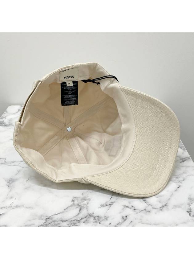 Tyron Logo Ball Cap Ivory - ISABEL MARANT - BALAAN 7