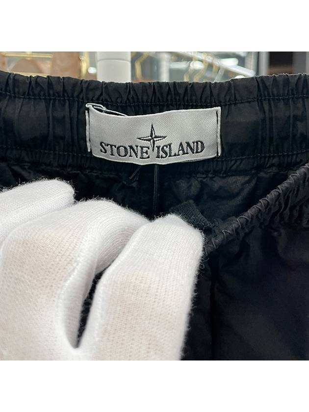 Compass Badge Bermuda Shorts Black - STONE ISLAND - BALAAN 11