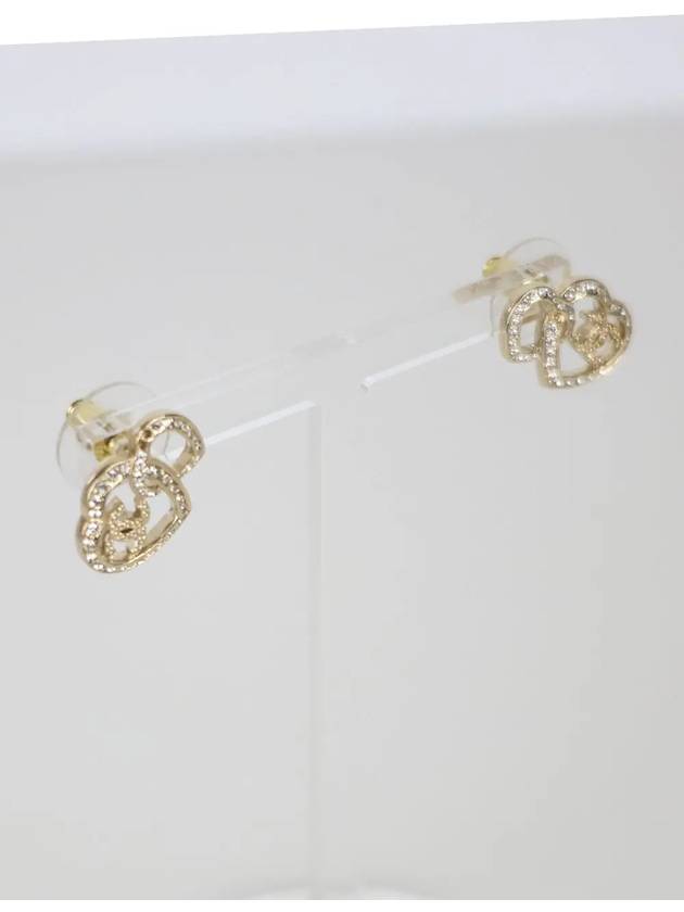 Double heart earrings ABB666 - CHANEL - BALAAN 2