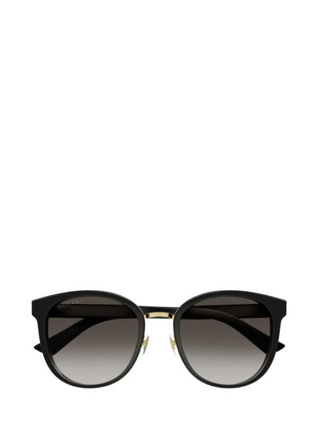 Round Logo Sunglasses Black - GUCCI - BALAAN 1