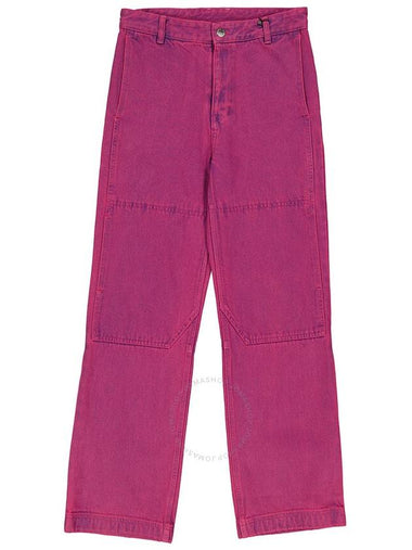 Solid Homme Men's Pink Relaxed-Fit Jeans, Brand Size 44 (Waist Size 29