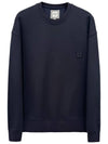 3D Flower Back Logo Sweatshirt Navy - WOOYOUNGMI - BALAAN 1