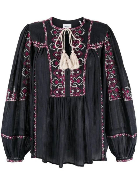Etoile Quiledia embroidery blouse HT0043FAA1J56E - ISABEL MARANT - BALAAN 1