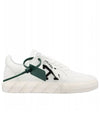 Arrow vulcanized logo canvas low top sneakers in white - OFF WHITE - BALAAN 1