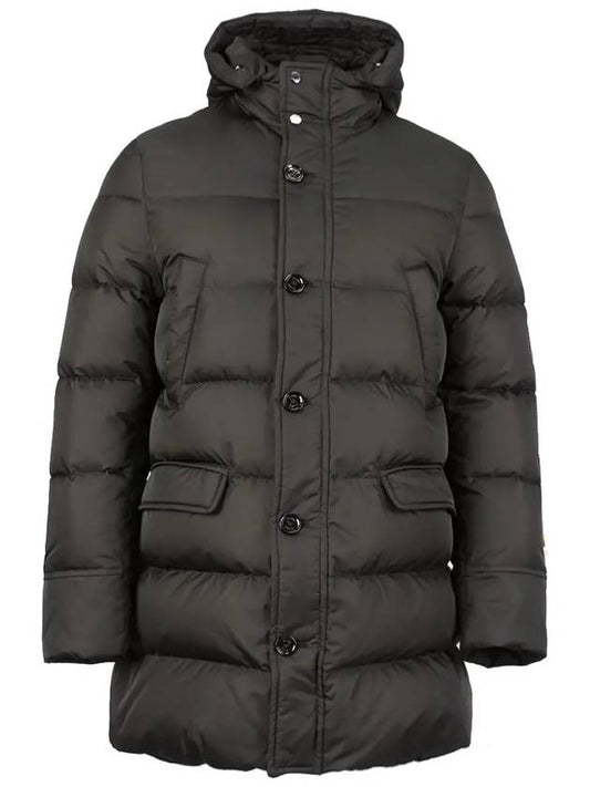 BARBIERI hooded wool padded jacket SP BARBIERI WK ANTRACITE - MOORER - BALAAN 1