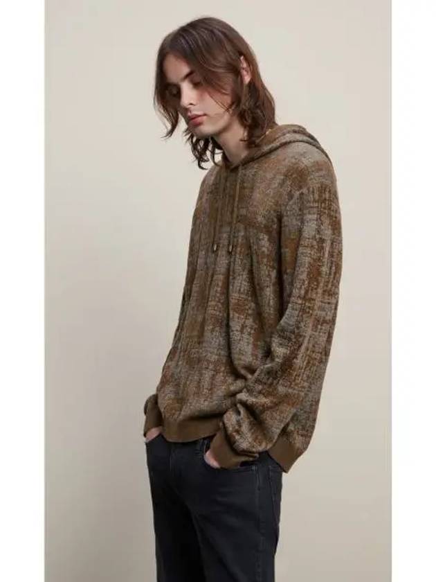 Jacquard Hoodie Sweater Y2934X3 200 Blonde - JOHN VARVATOS - BALAAN 1