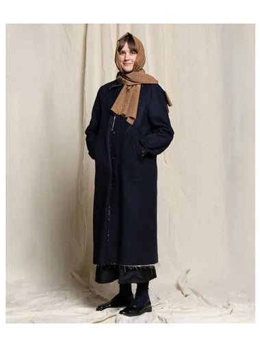 CAMI EL FORTGENS U long gap coat navy - CAMIEL FORTGENS - BALAAN 1