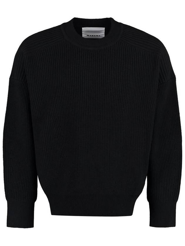 Barry Wool Knit Top Black - ISABEL MARANT - BALAAN 2