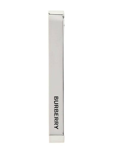 Logo Detail Tie Bar Silver - BURBERRY - BALAAN 1