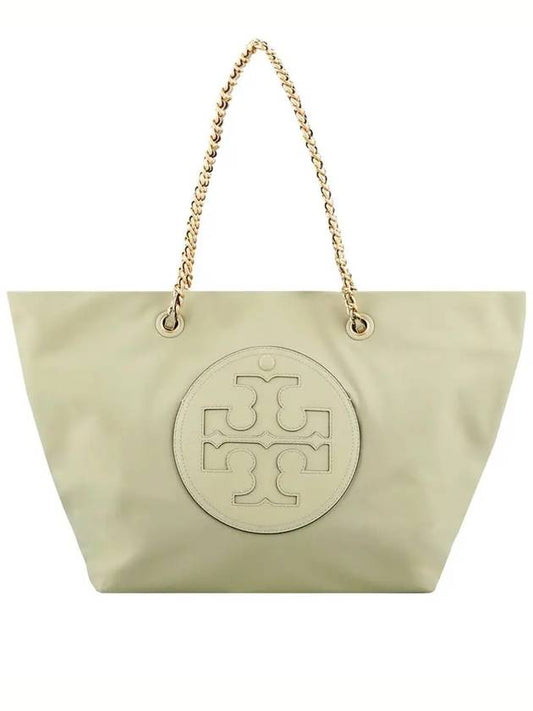 152313 301 Ella Chain Tote Bag Olive - TORY BURCH - BALAAN 1