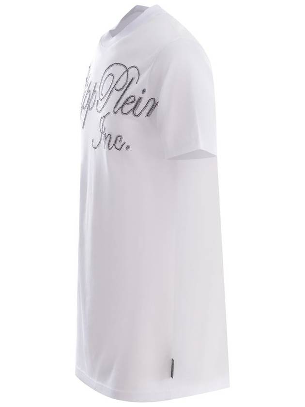 24SS Philipp Plein Long Sleeve T-Shirt MTK7067PJY002N 01 WHITE - PHILIPP PLEIN - BALAAN 3