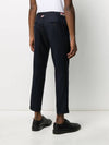 Low Rise Side Tab Wool Slacks Navy - THOM BROWNE - BALAAN 6