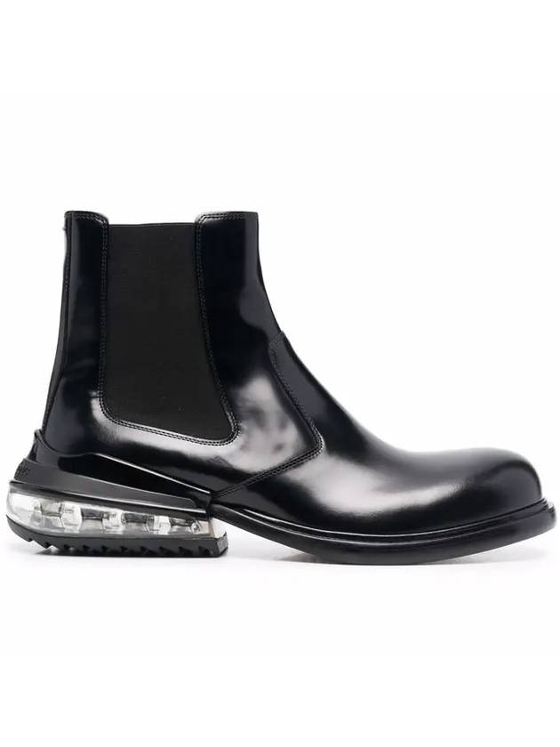 Airbag Sole Polished Leather Chelsea Boots Black - MAISON MARGIELA - BALAAN 1