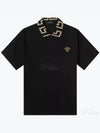 Men's Medusa Greca Short Sleeve Polo Shirt Black - VERSACE - BALAAN 2