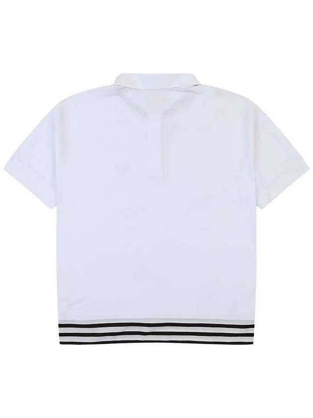 Loose fit poly golf t-shirt WHITE - WHITEBALL - BALAAN 8