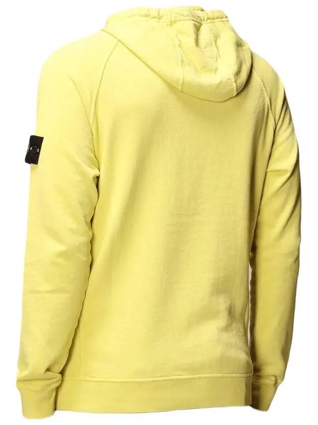 Men's Wappen Patch Sweat Hoodie Lemon - STONE ISLAND - BALAAN 4