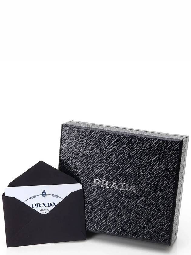 Small Saffiano Half Wallet Pink - PRADA - BALAAN 7