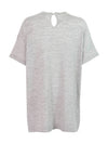 Wool cashmere short sleeve t shirt M14814300 CO642 - BRUNELLO CUCINELLI - BALAAN 2