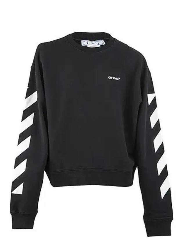 Logo Printing Sweatshirt Sweatshirt Black - OFF WHITE - BALAAN 2