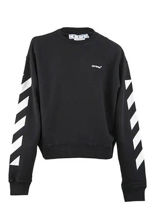 Logo Printing Sweatshirt Sweatshirt Black - OFF WHITE - BALAAN 2