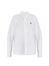 De Coeur Long Sleeve Shirt Ivory - AMI - BALAAN 2