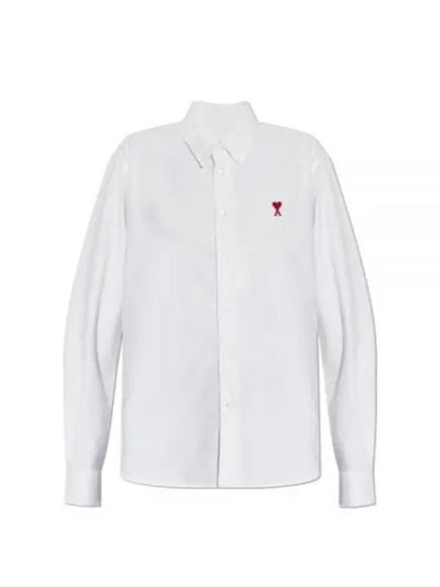 De Coeur Long Sleeve Shirt Ivory - AMI - BALAAN 2