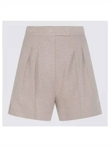 Max Mara Cotton Pleated Shorts 271563 - MAX MARA - BALAAN 1