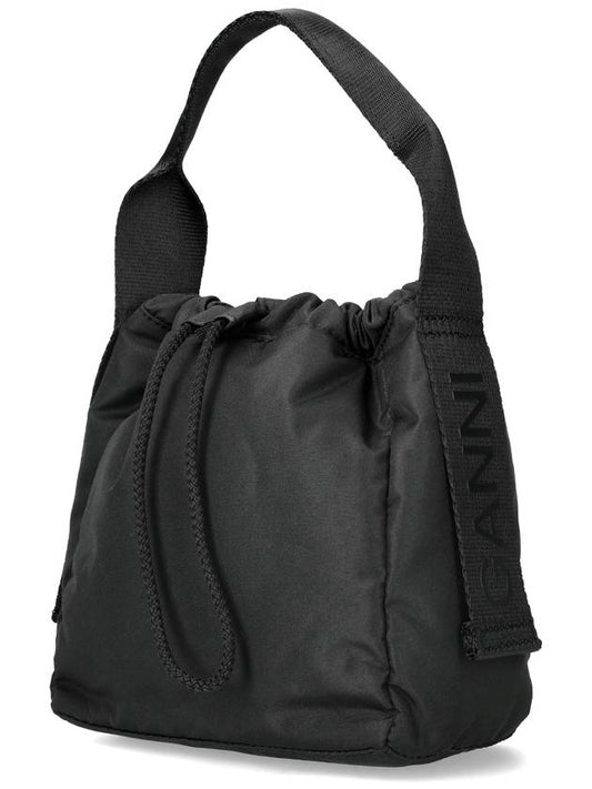 Tech Logo Bucket Bag Black - GANNI - BALAAN 2