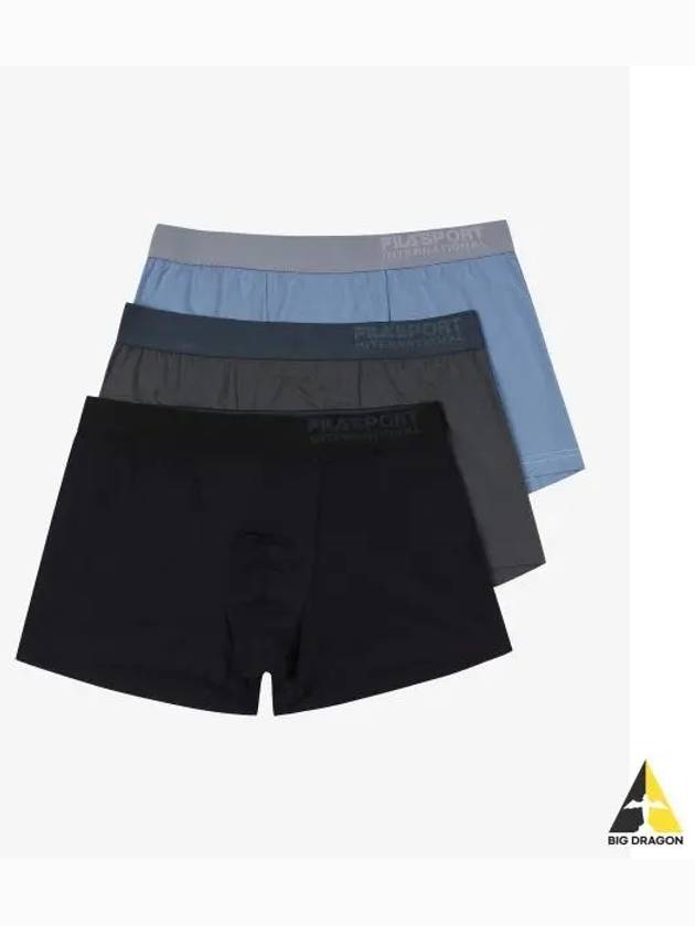 UNDERWEAR Soft Modal Draw 3 Pack FI4DRG1102MBLK - FILA - BALAAN 1