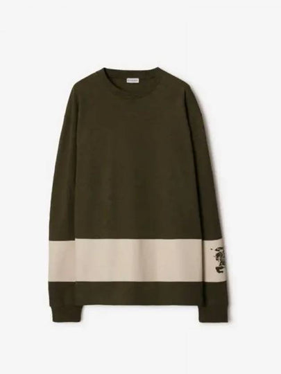 EKD printed stripe detail sweatshirt 8091889 - BURBERRY - BALAAN 2