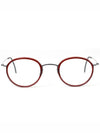 5805 PU14 K258 deep red glasses frame - LINDBERG - BALAAN 2